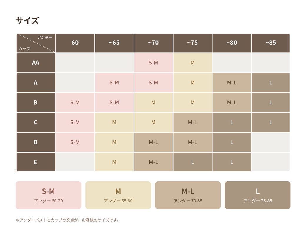 サイズ表